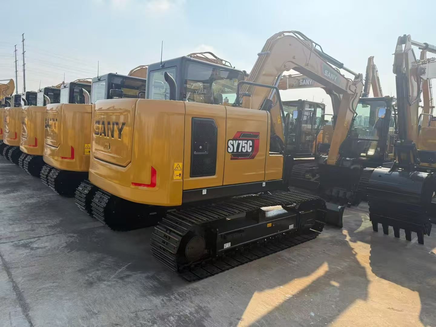 New SANY SY75C Mini Excavator