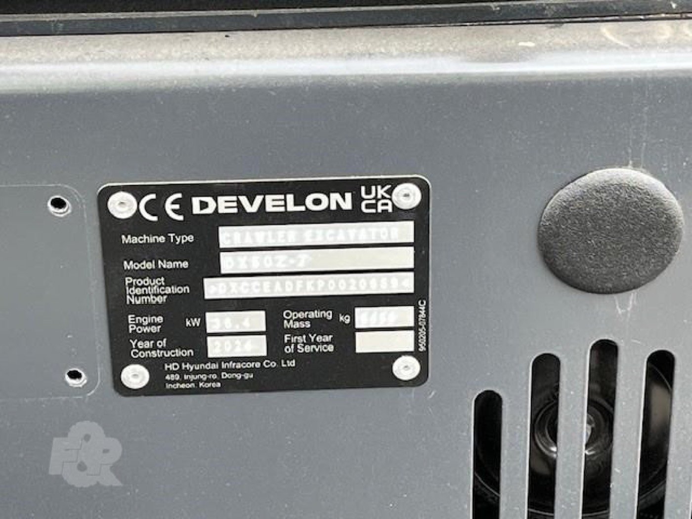 New DEVELON DX50Z-7 Mini Excavator gallery view 8