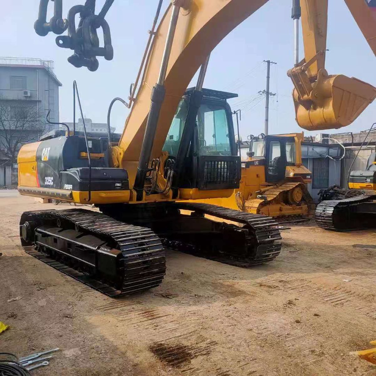 Used Caterpillar Stock 325 Tracked Excavator photo 4