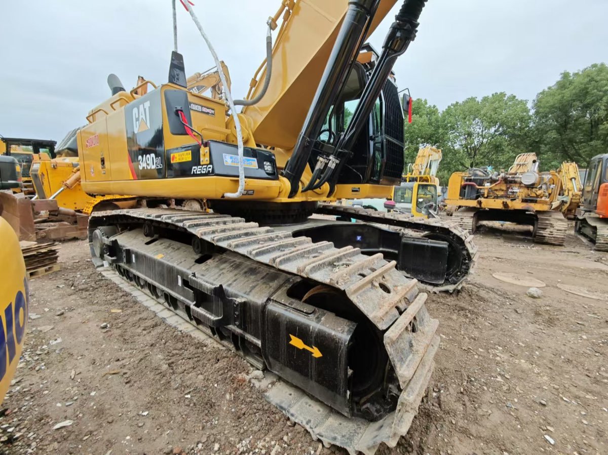 Used Caterpillar Stock 349 Tracked Excavator photo 2