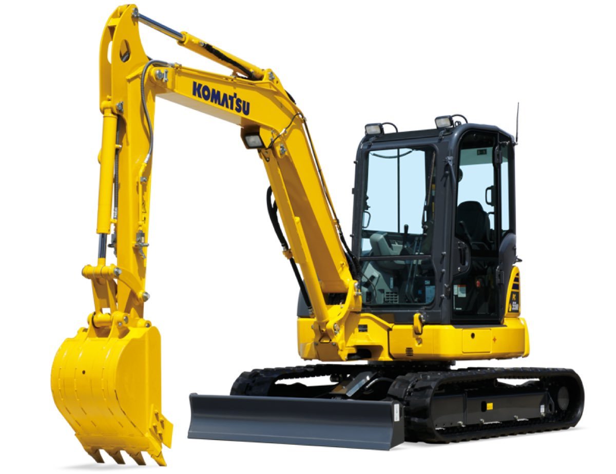 Used Komatsu PC-55-MR Tracked Excavator