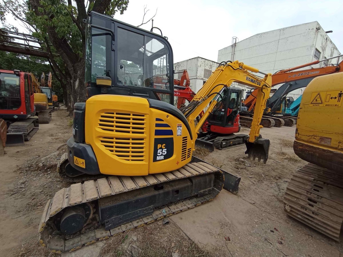 Used Komatsu PC-55-MR-tracked-excavator photo 3