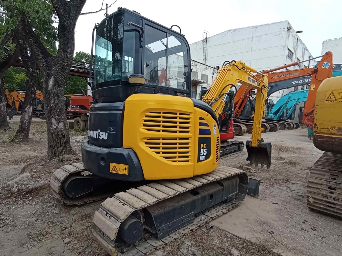 Used Komatsu PC-55-MR-tracked-excavator photo 4