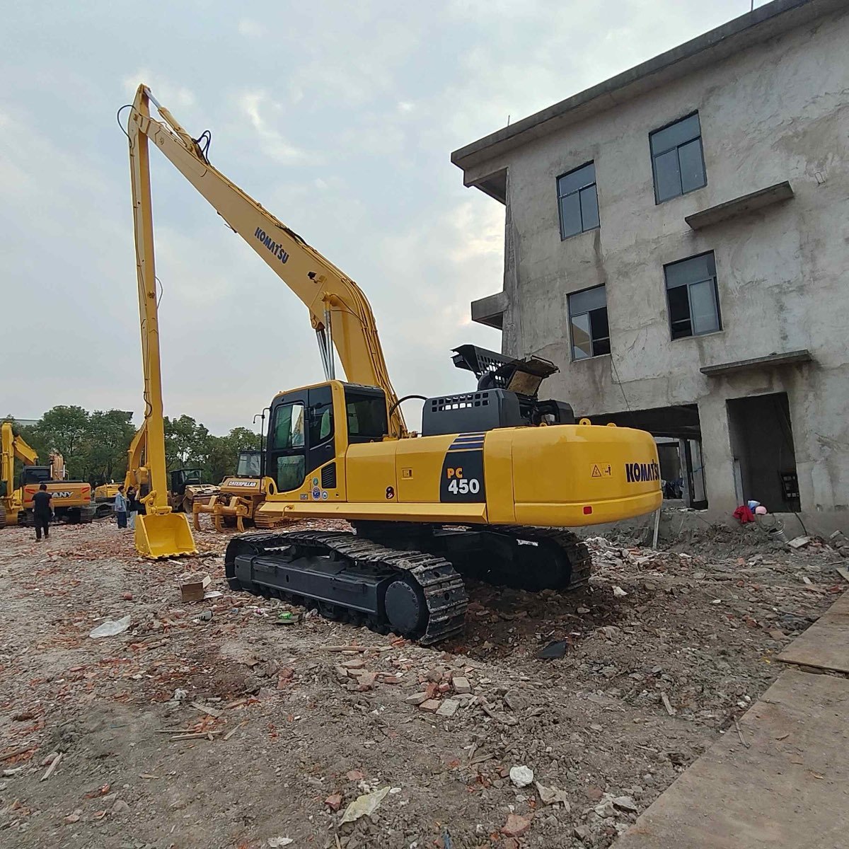 Used Komatsu Stock 450 Tracked Excavator photo 3