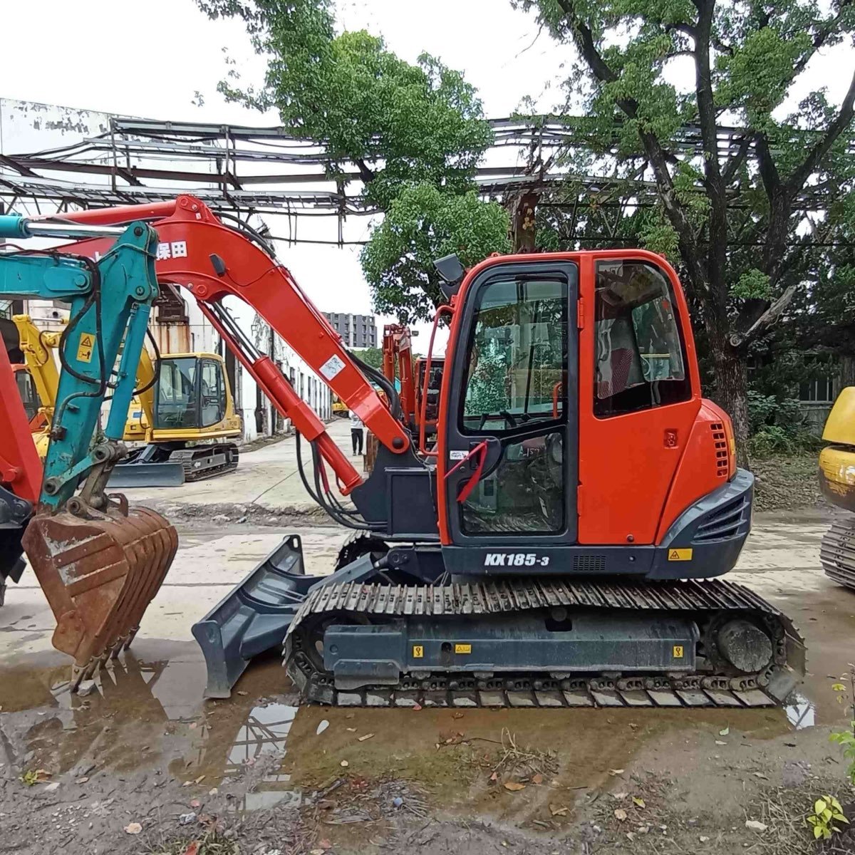 Used Kubota KX185 Tracked Excavator