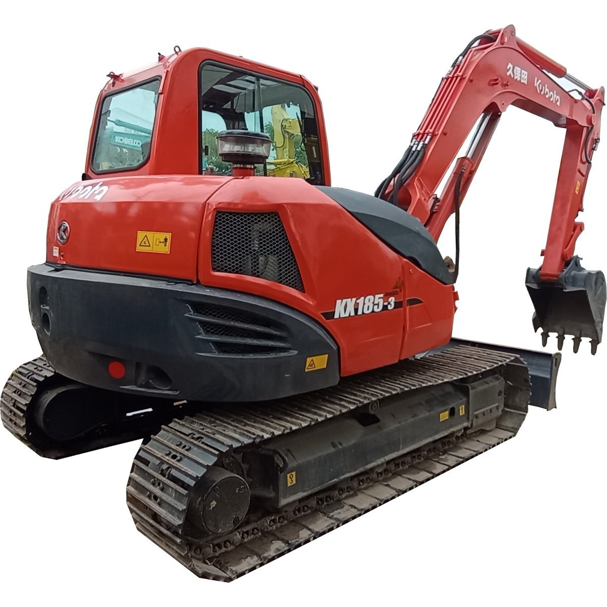Used Kubota KX185-tracked-excavator photo 3