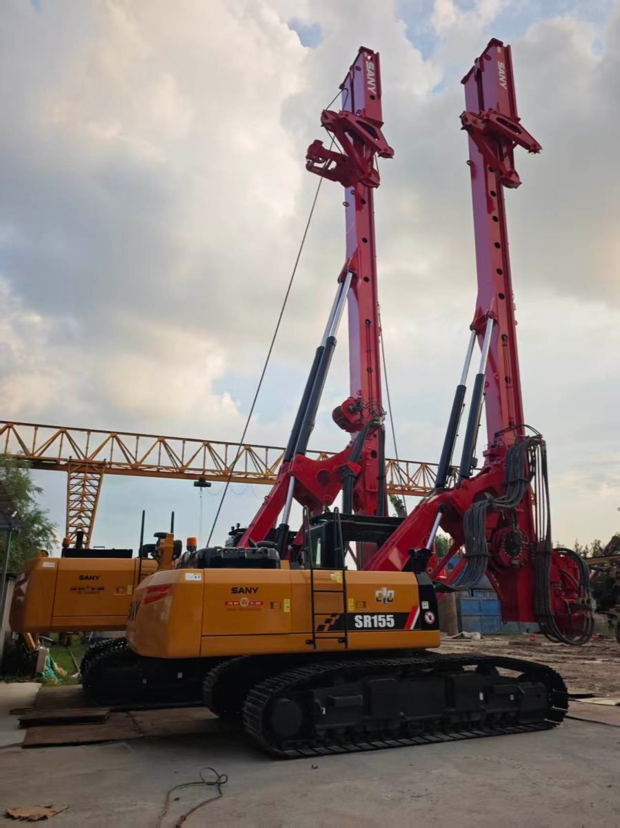Used SANY SR155 Rotary Drilling Rig