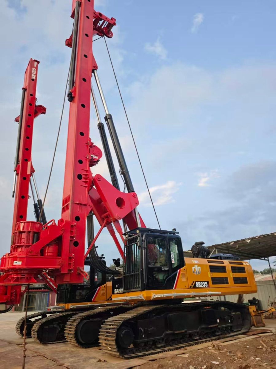 Used SANY SR235 Rotary Drilling Rig